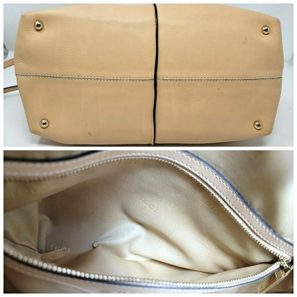 Auth Tods D Styling Bauletto Medium Leather Tote - Picture 9 of 12